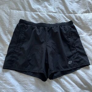 Black Women's Road Runner Athletic Shorts size large